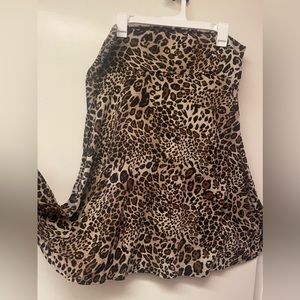 Leopard print LLR skirt - EUC